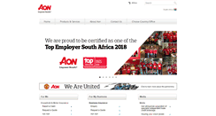 Desktop Screenshot of aon.co.za